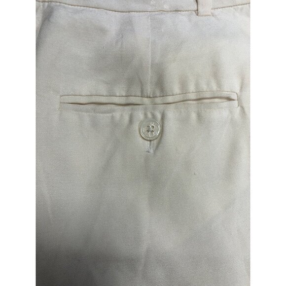 Lauren by Ralph Lauren 100% Silk Exterior Wide Leg Pants - size 4 - Picture 8 of 9